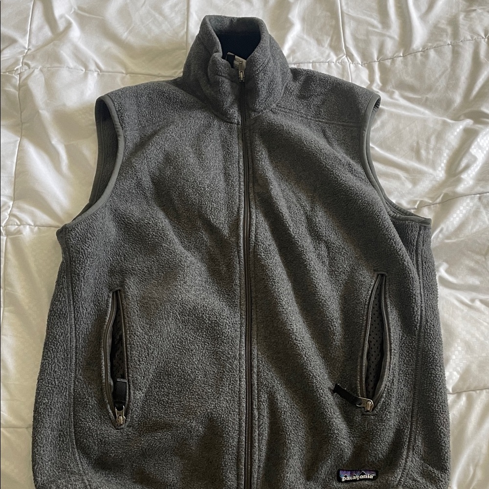 Patagonia Gray Fleece Vest